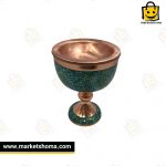 ظرف میوه(فیروزه کوبی روی مس) fc3003